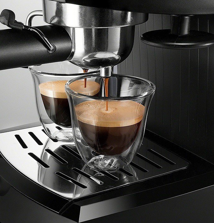 A freshly brewed coffee from Coffee machine