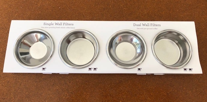 Filter basket with the barista express