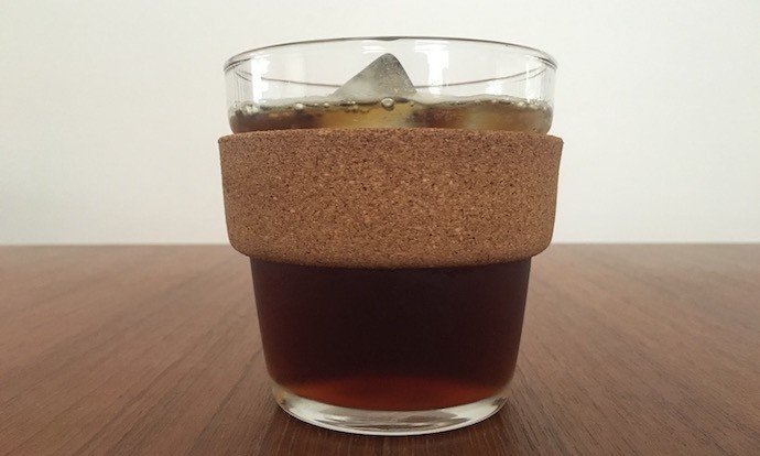 cold brew tonic in a glass
