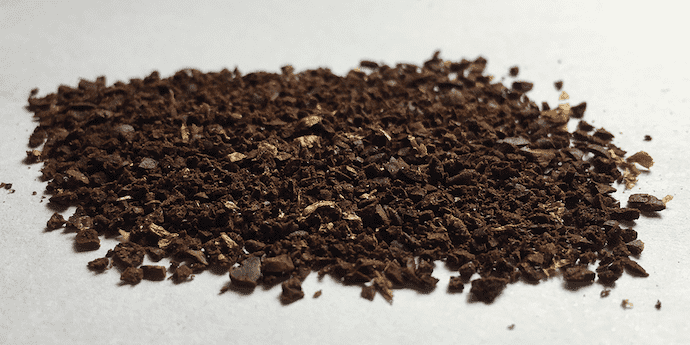 coarse coffee grounds