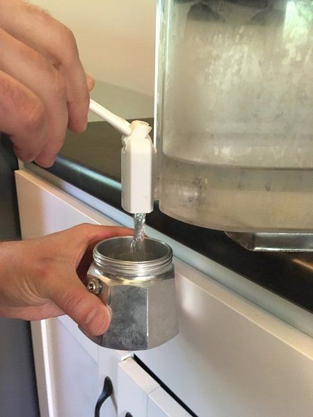 tillsättning av vatten