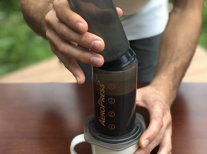 adding aeropress plug