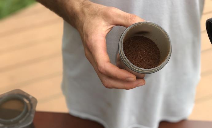 medium fine coffee grinds for aeropress instructions
