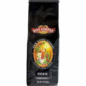 Koa coffee Kona Estate Dark roast