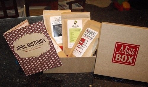 MistoBox coffee subscription review - products and manual