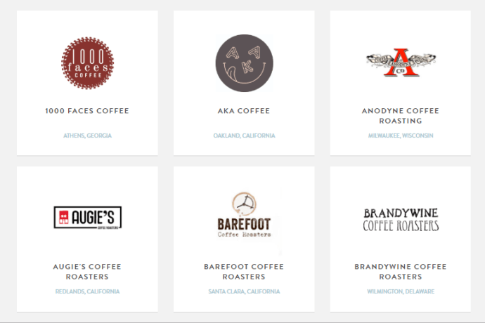 A selection of roasters who work with Mistobox