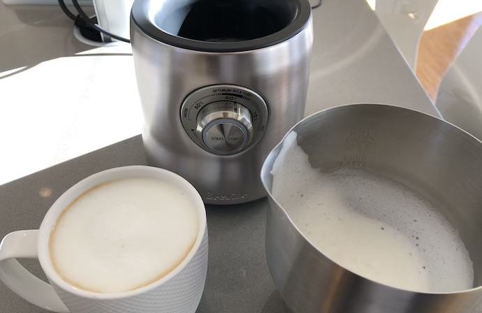 Steaming milk