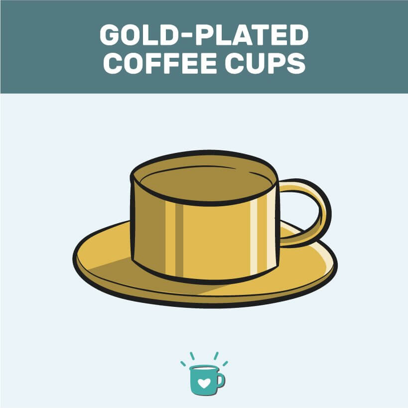 gold-plated cup
