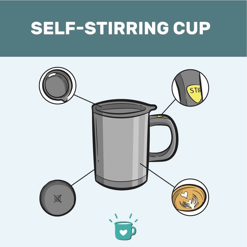 self-stirring cup image