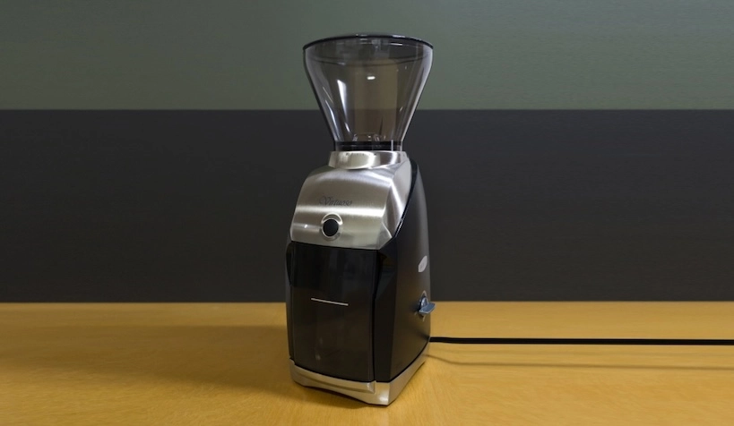 Baratza vituoso grinder on a kitchen counter