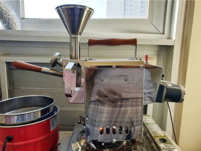 Home roasting with Kaldi coffee roaster