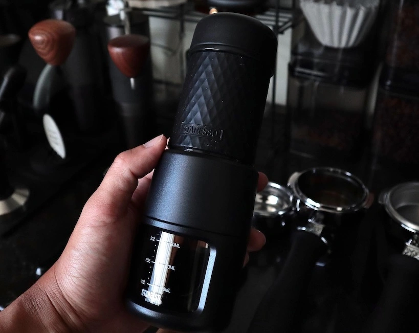 Black staresso portable espresso maker