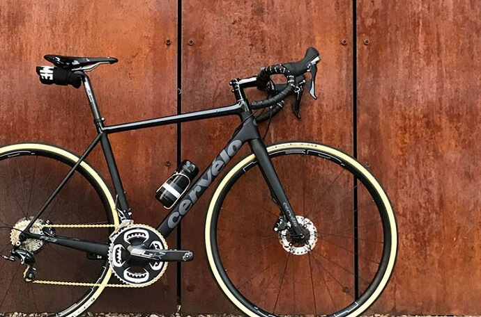 coffee mug on a bike