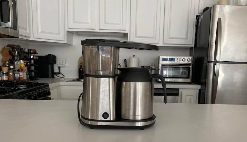 BV1900TS 8-Cup Coffee Maker placed on a kitchen counter