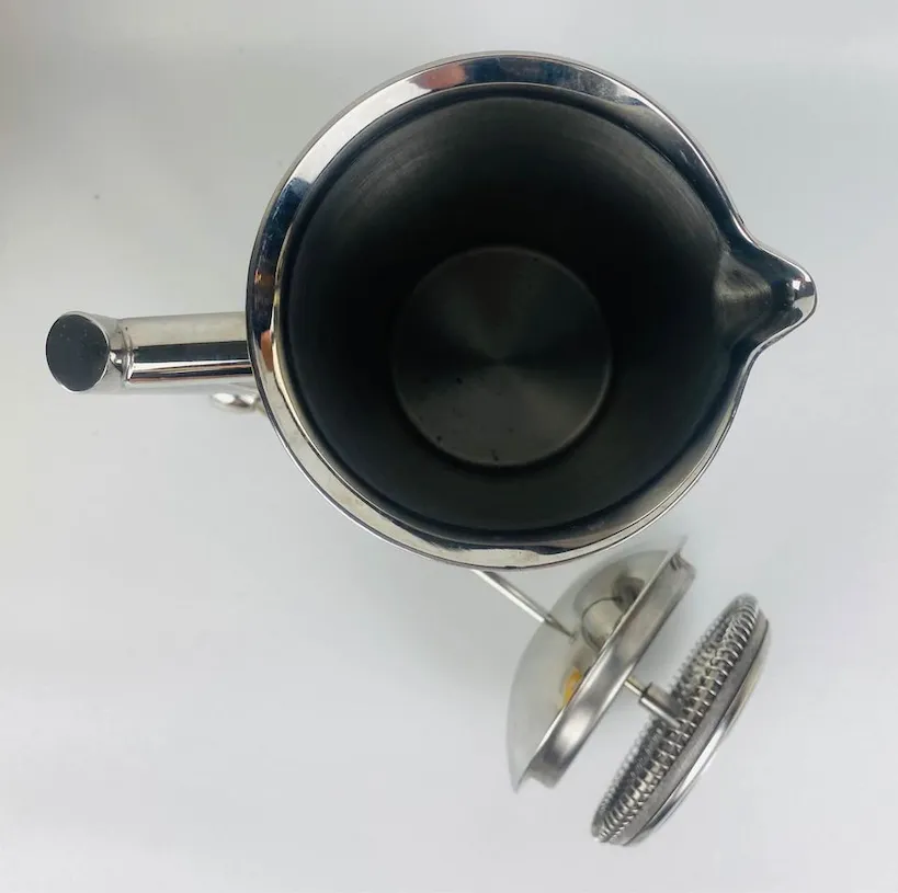 Inside view of Frieling French press