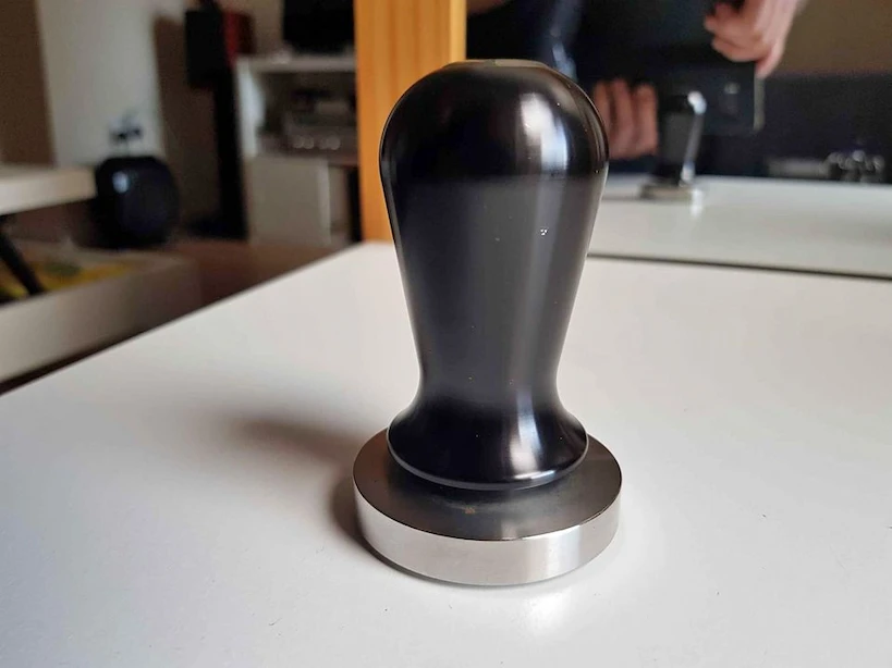 Espro calibrated tamper on kitchen counter
