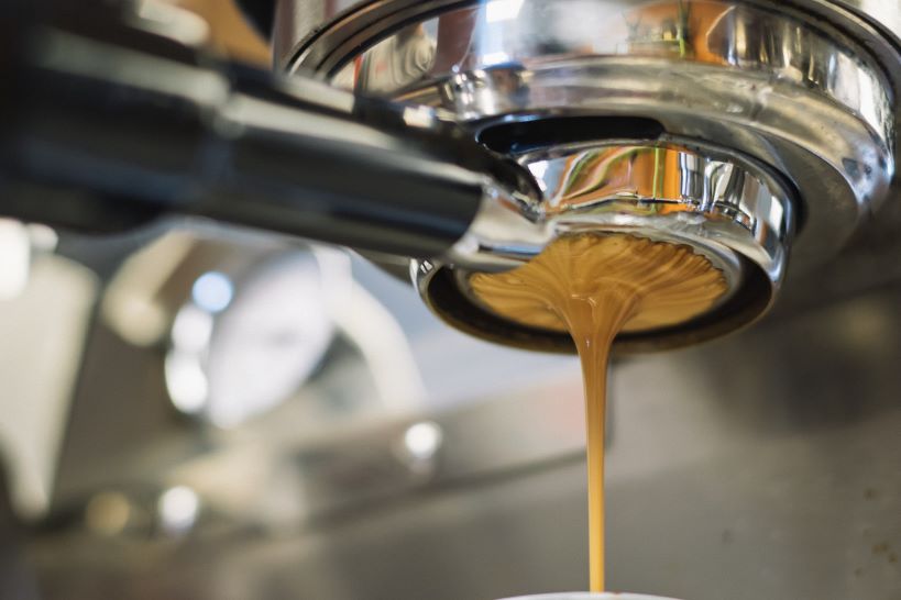 Coffee Pouring from filter