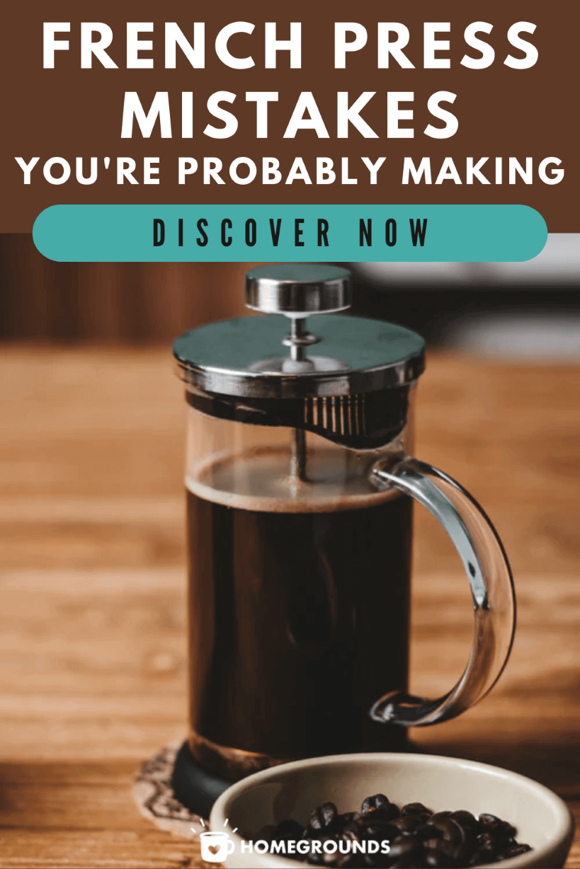 8 French Press Mistakes Pinterest Image