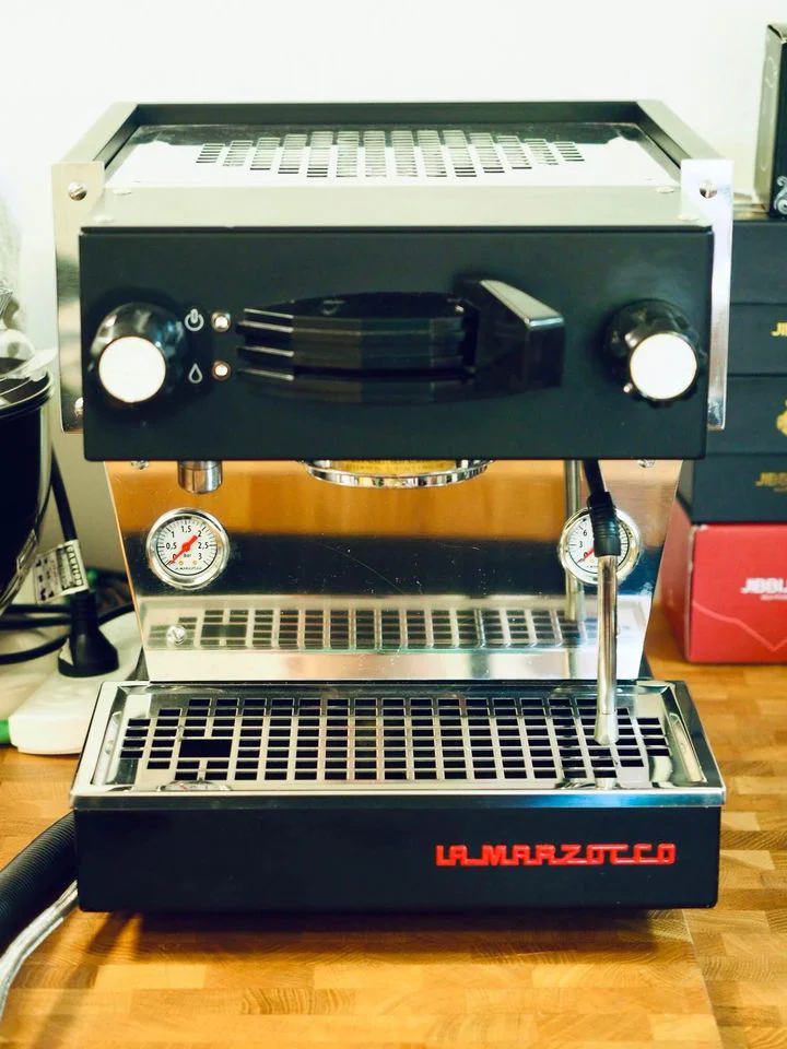 Front view of the La Marzocco Linea Mini