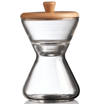 a chemex sugar and cream container