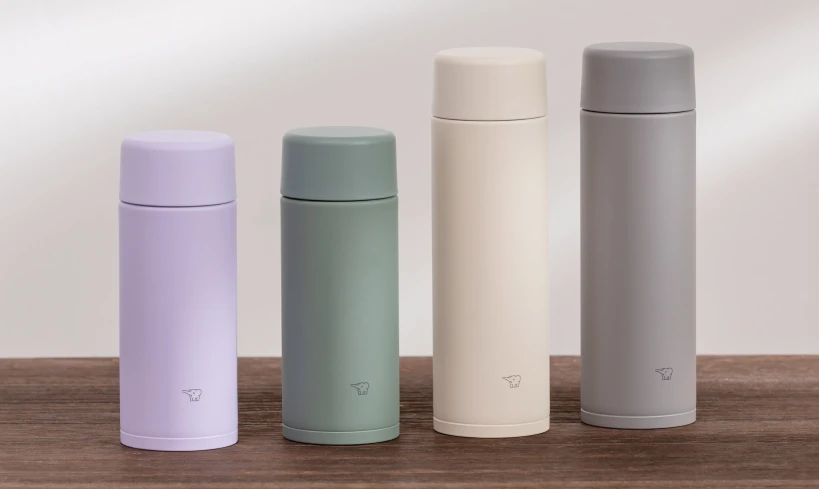 Selection of travel mugs in different sizes